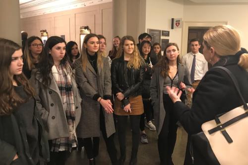 In Professor of Cognitive Neuroscience Stephen Mitroff’s Science in the District seminar, first-year students visit D.C. institutions including the Transportation Security Administration and MedStar National Rehabilitation Hospital.
